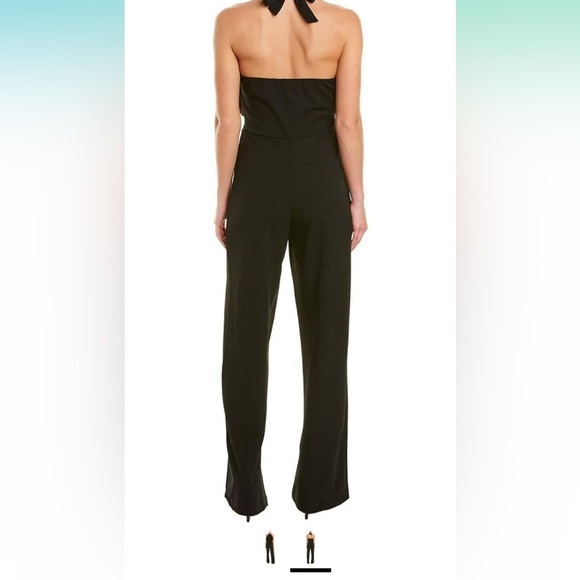 Bebe Women's Ruffle Halter Neck Jumpsuit - Picture 4 of 4